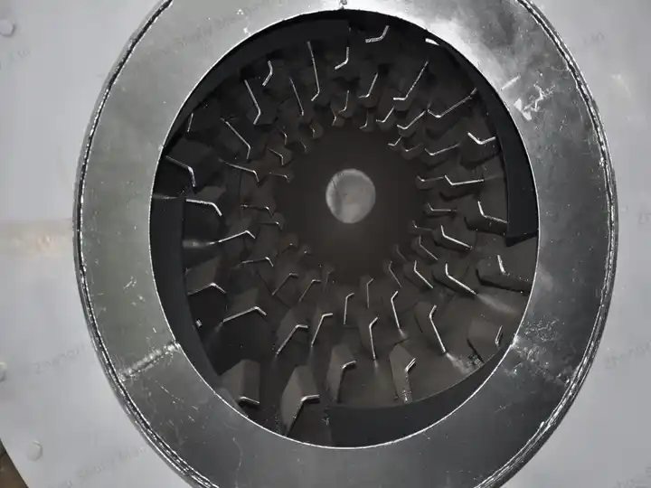 Secador de Tambor | Secador Industrial de Rotação 12 Dentro do secador rotativo