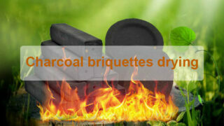 Shisha & bbq charcoal drying | charcoal briquettes dryer