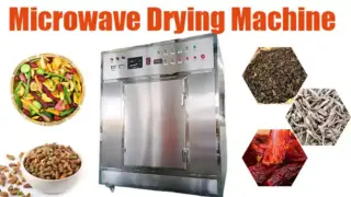 Microwave drying machine
