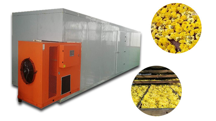 Air energy heat pump flower drying machine
