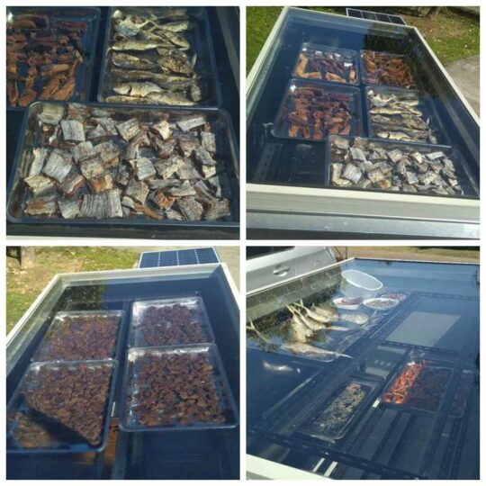 Dried fish and dried beef in fiji