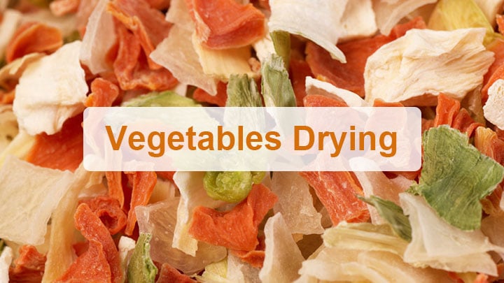 vegetables drying