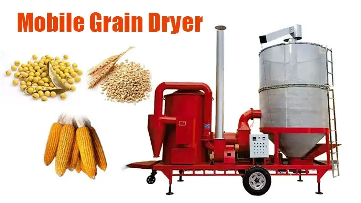Mobile grain dryer