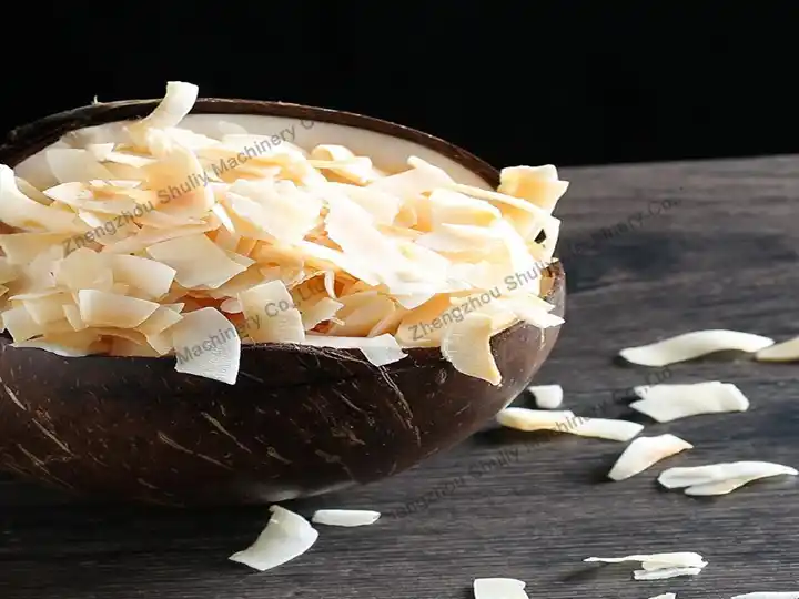 Coconut Meat Dryer Machine | Multifunctional Coconut Drying Room 4 Dried coconut strips