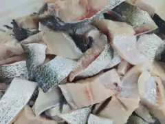 Fresh fish fillets