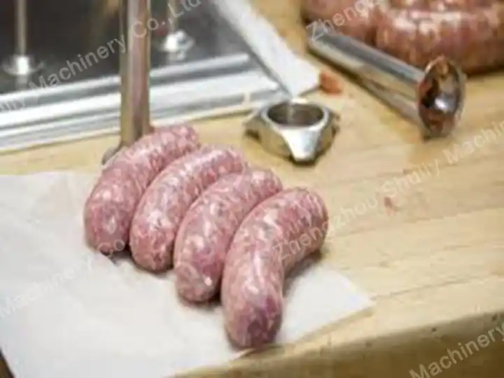 Máquina de secado de salchichas | Secadora de salchichas 4 Salchicha sin deshidratar