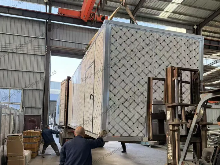 Sierra Leone Customer – Hookah Charcoal Drying Machine Project 5 炭灰块干燥机