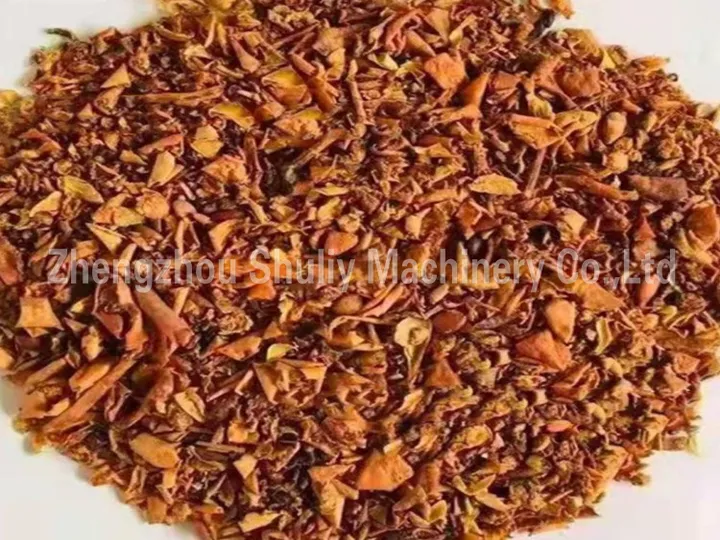 Dried apple pomace