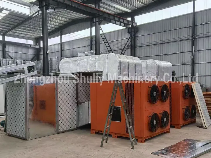 Hot air industrial onion slice drying equipment
