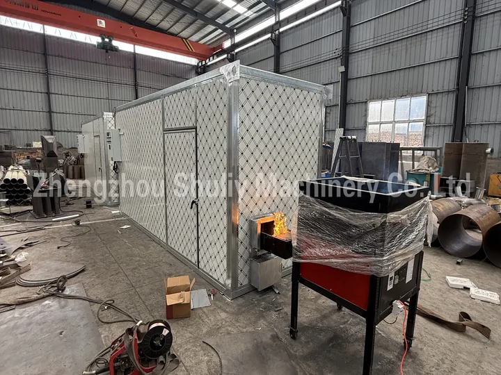 Macadamia Nut Drying Machine 11 Biomass pellet macadamia nut dryer
