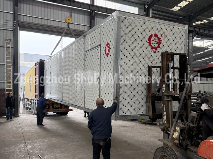 Chili drying machine delivered to brazil for chili processing plant