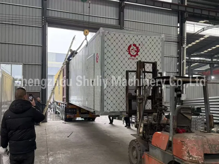 Hot air circulation chili drying machine for sale for brazilian customer